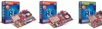 MSI 865 Neo: a new 865PE/865G-based motherboard family