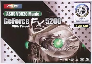 Фото дня: семейство графических карт V9520 от ASUS на чипах GeForce FX 5200