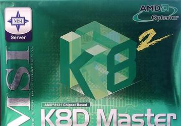 MSI K8D Master Socket 940 motherboard in our lab