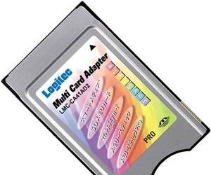Logitec releases two PC Card adapters supporting 4 flash memory formats