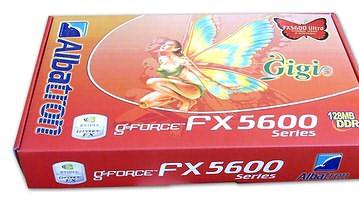 Albatron Gigi GeForce FX 5600 graphics card series being tested in our lab