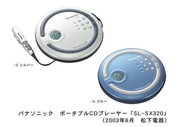 Panasonic SL-SX320: a new portable CD player from Matsushita