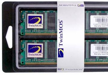 Photo of the day: TwinMOS 512Mb PC3200 DDR SDRAM modules with ECC and CL=2