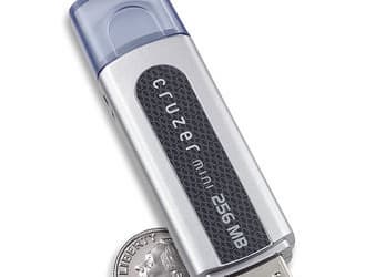 Cruzer Mini: новый компактный USB-накопитель SanDisk