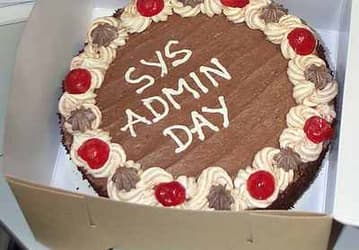 <font color="#FF0000">Happy Sysadmin Day!</font>