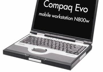 HP announces a new Compaq Evo Mobile Workstation N800w model