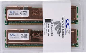 Фото дня: модули DDR500 и DDR400 от OCZ Technology