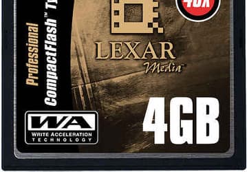 Lexar ships 4Gb 40х CompactFlash