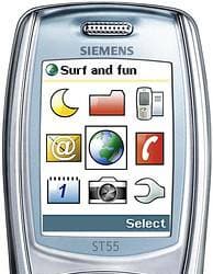 ST55: the second Siemens handset with a built-in camera