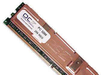 ECC Registered модули памяти PC-3200 от OCZ Technology