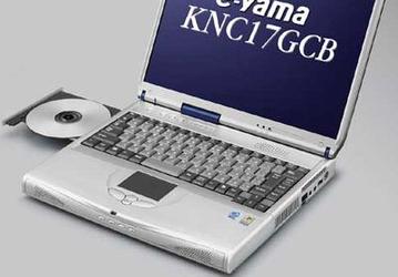 KNC17GCB  a middle-range notebook from iiyama