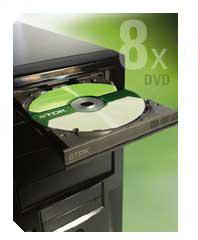 TDK unveiled its 8x Indi DVD 840G recorder