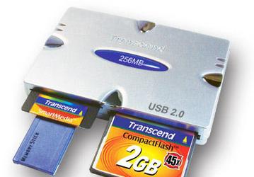 Transcend introduces a new 7-in-1 USB2.0 compliant card reader