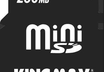 Kingmax представляет 256 Мб miniSD