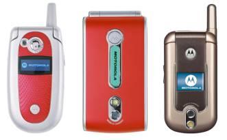 V303, V690 и V878  три новых телефона с камерами от Motorola