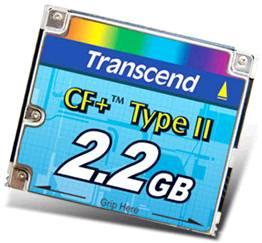 Полку 1-дюймовых жестких дисков прибыло: 2,2 Гб версия носителя от Transcend