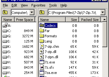 Архиваторы: 7-Zip v.4.09 Beta