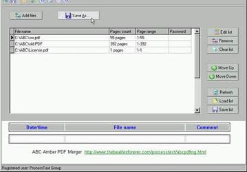 Утилиты: ABC Amber PDF Merger v.1.07