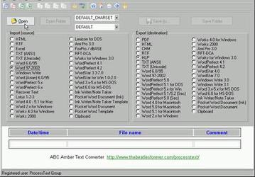 Утилиты: ABC Amber Text Converter v.1.36