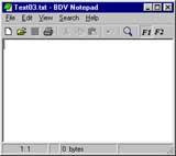 Текстовые редакторы: BDV Notepad v.4.1