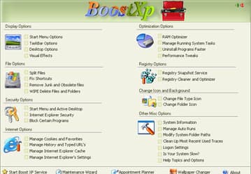 Настройщики: Boost XP v.2.1.0.0