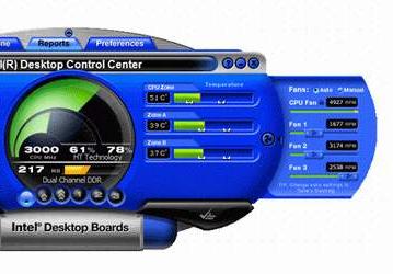 Диагностика: Intel Desktop Control Center v.1.3.0063