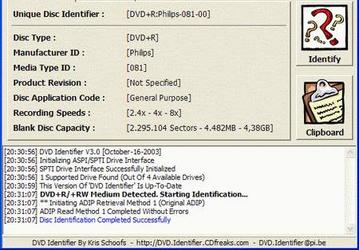 Утилиты: DVD Identifier v.3.0