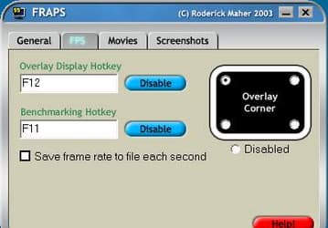 Тестовые приложения: Fraps v.2.9.5