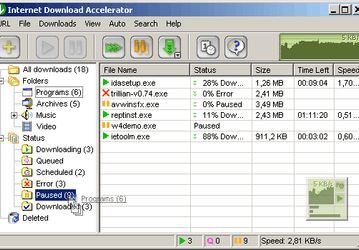Интернет и сети: Internet Download Accelerator v.2.2