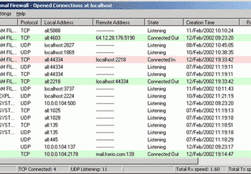 Интернет и сети: Kerio Personal Firewall v.4.0 Beta 7