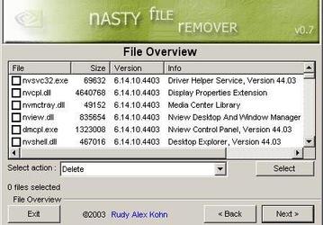Утилиты: Nasty File Remover v.0.70