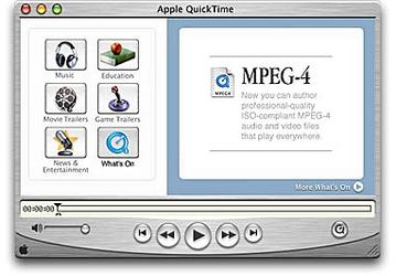 Мультимедиа: QuickTime v.6.2 для Mac