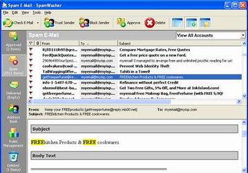 Интернет и сети: SpamWasher v.1.2.1050