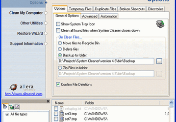 Утилиты: System Cleaner v.4.91e