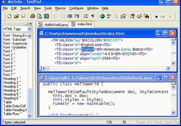 Текстовые редакторы: TextPad v.4.7.0