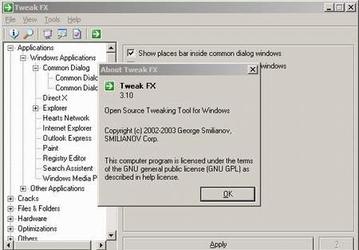 Утилиты: Tweak FX v.3.26b