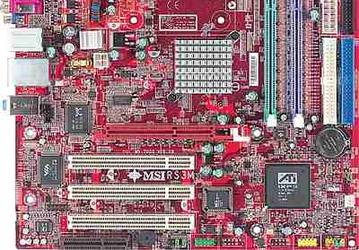 RS3M: системная плата MSI на ATi Radeon 9100 IGP