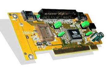 VIA VT6421: PCI Serial ATA/IDE controller with RAID support