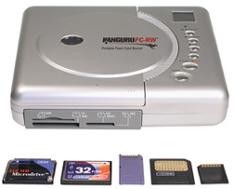 Kanguru FC-RW  burning Flash media onto CDs without a PC
