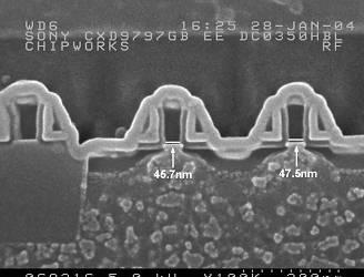 Chipworks о EE+GS: чип все же сделан по 90-нм нормам