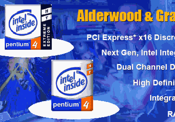 IDF Spring 2004: more details on Grantsdale and Alderwood. A mini photo gallery