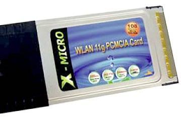 X-Micro introduces the new 802.11g WLAN PCMCIA card