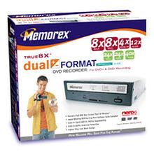 Новый DVD-привод Memorex поддерживает скорость записи 8х в двух форматах