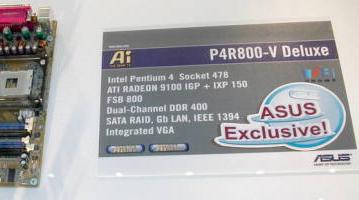 ASUS at CeBIT 2004: motherboards