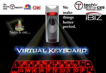 Virtual keyboard made real