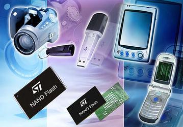 STMicroelectronics unveils the first 512Mbit and 1Gbit NAND-Flash chips