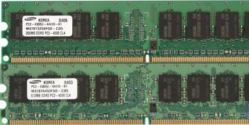 Photo of the day: 256MB and 512MB DDR2-533 SDRAM DIMM modules in our lab