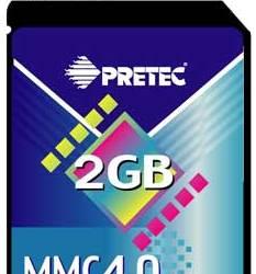 Pretec 2 Гб MMC 4.0 на Computex