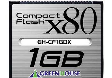 Green House releases 80x 6GB CF cards