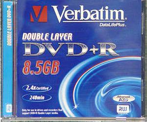 Двухслойные DVD Verbatim появятся в России в последней декаде июля